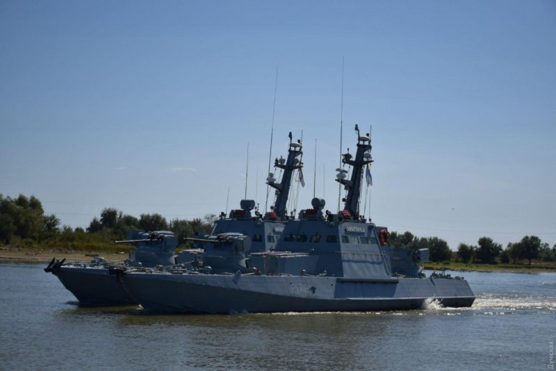 Военные корабли на Дунае