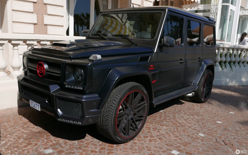 Mercedes Benz g63 Brabus пурпурный