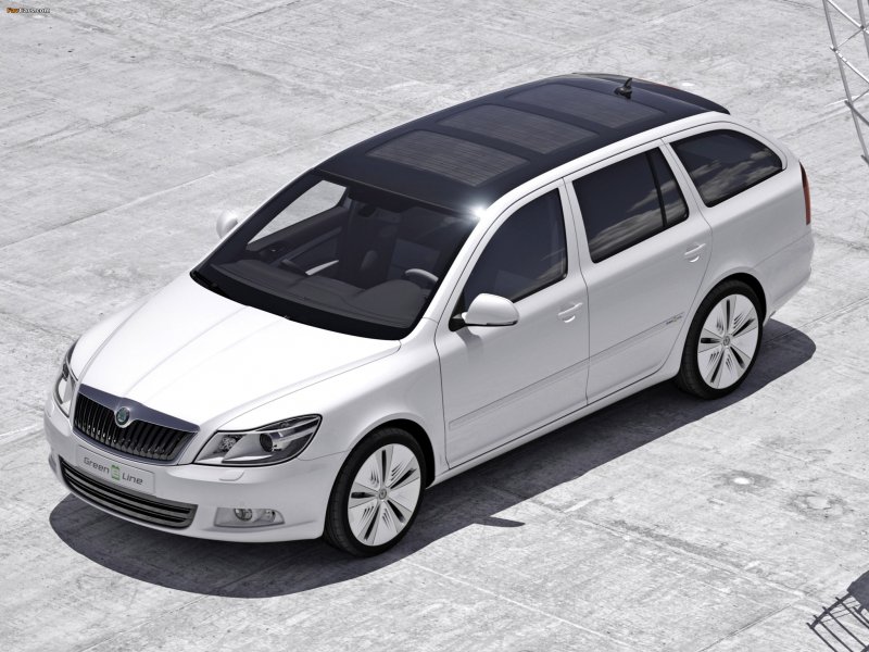 Черная крыша Octavia a7