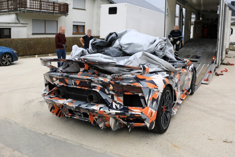 Разбитая Ламборджини авентадор