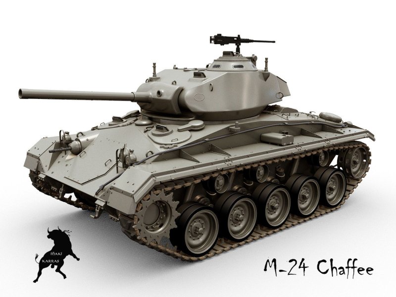 Лёгкий танк м24 Chaffee