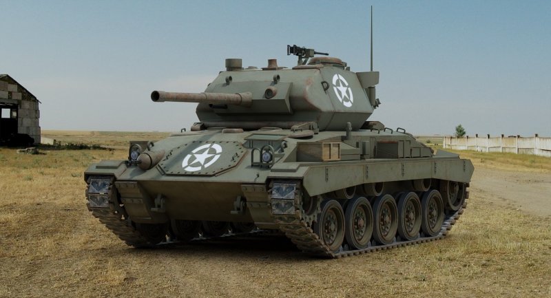 Американский танк м24 Чаффи