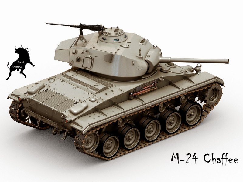 M24e2 super Chaffee США