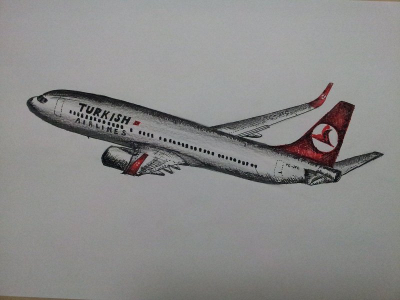 Airbus a380 рисунок