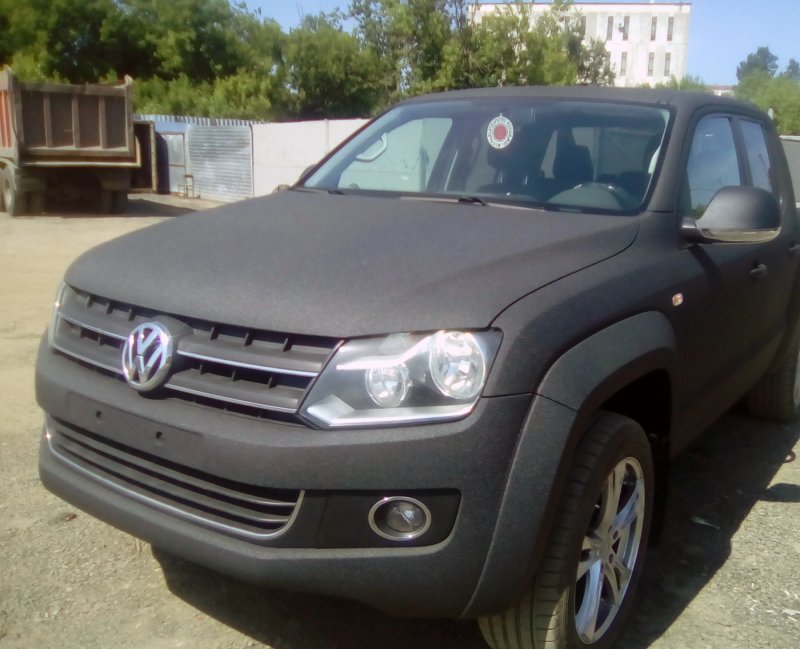 Volkswagen Amarok зелёный Раптор