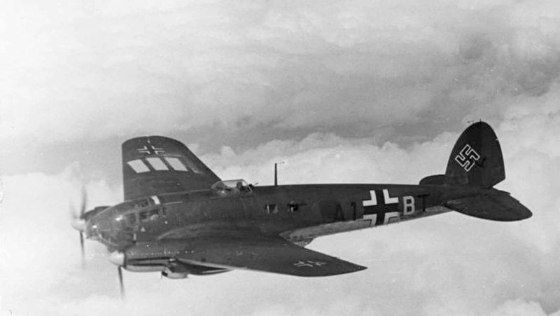 Кабина немецкого бомбардировщика Хейнкель he-111