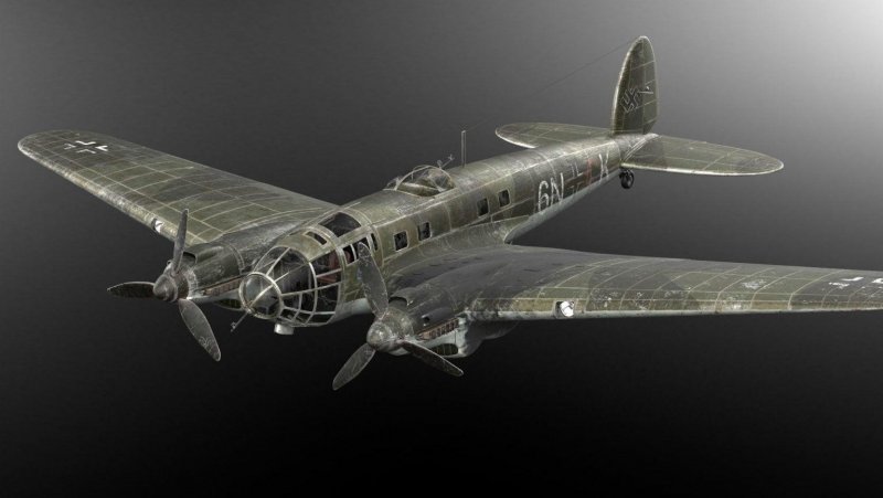Немецкий бомбардировщик he-111