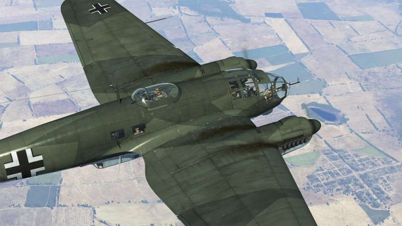 Немецкий бомбардировщик Хейнкель 111