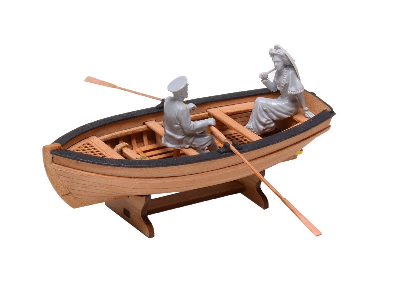 Сборная модель корабля Баркас Верещагина масштаб 1:72