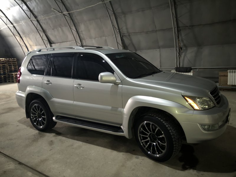 Лексус gx470 серый