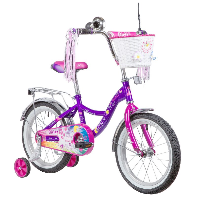 Детский велосипед Novatrack little Girlzz 16