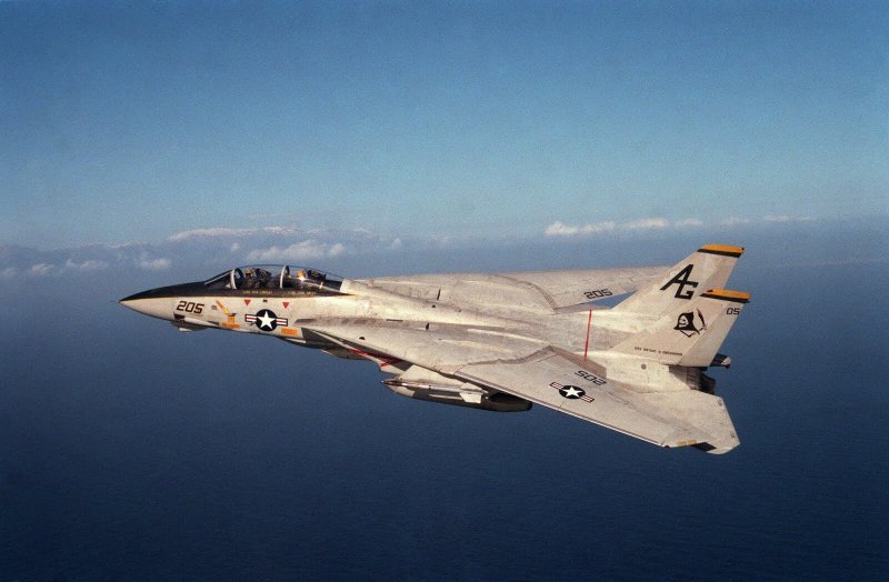 Палубный самолет f-14a "Томкэт" (207204)