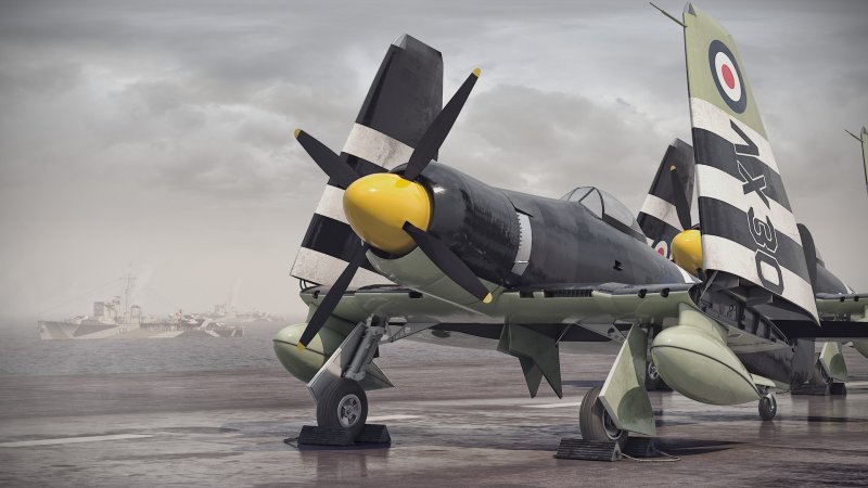 Royal Navy Hawker Sea Fury