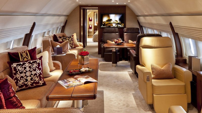 Boeing Business Jet (BBJ) салон