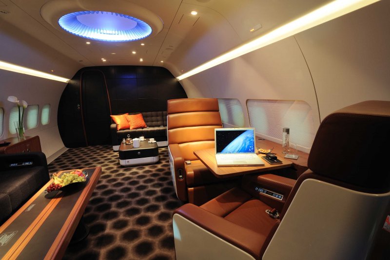 Hawker 800xp салон