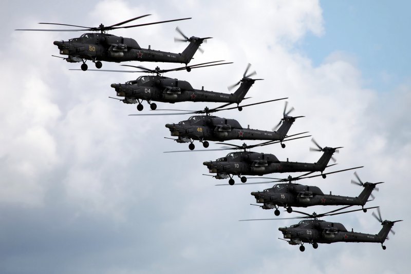 The Russian Military Nile 24 Helicopter