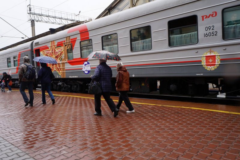 Фото поезда РЖД