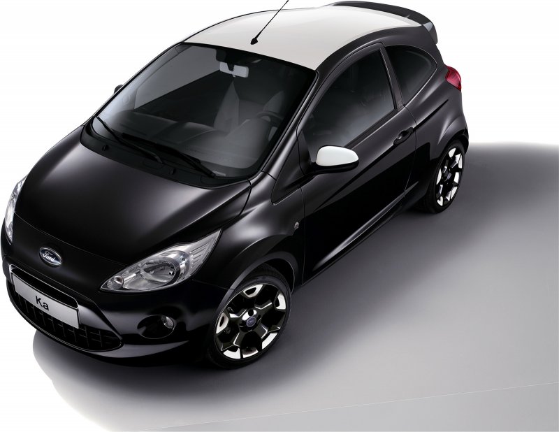 Ford Fiesta Black and White 2017