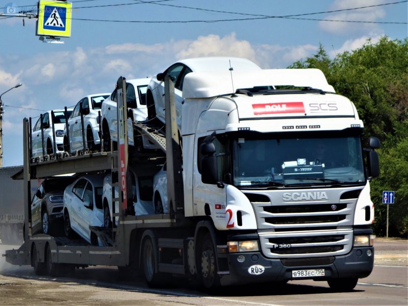 Scania p360 автовоз