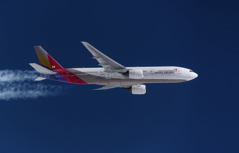 Boeing 777 в полете