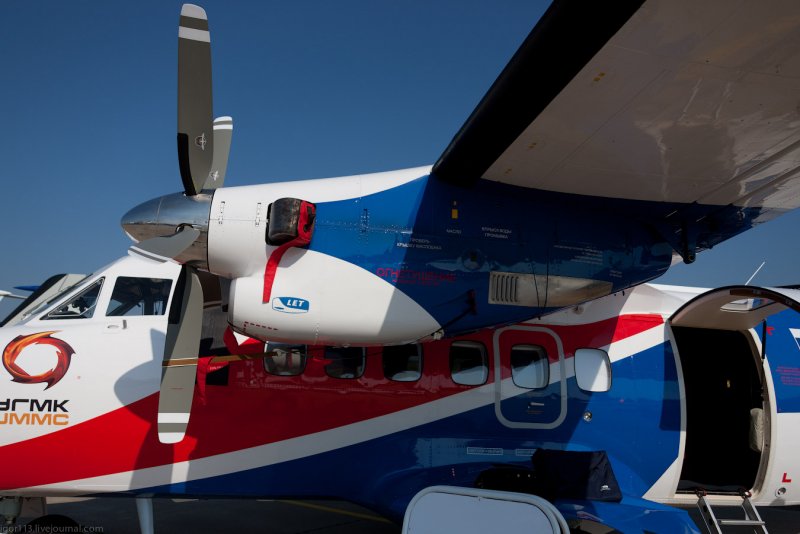Let l-410 Turbolet кабина