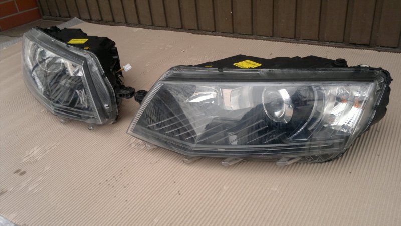 Led фары Skoda Octavia a7