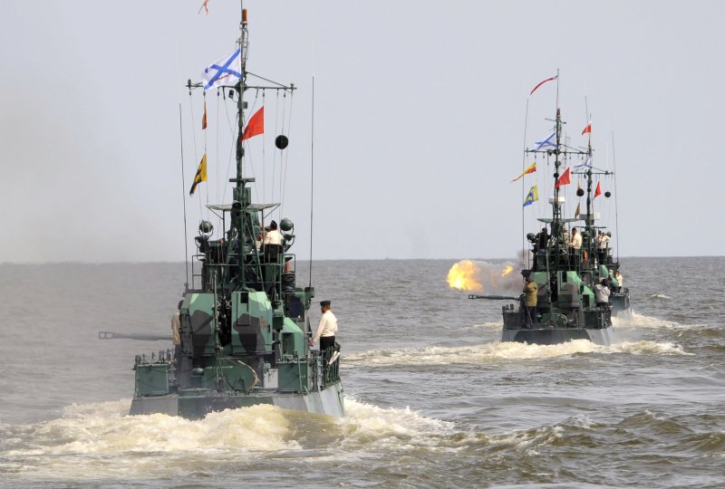 Каспийская флотилия военные учения