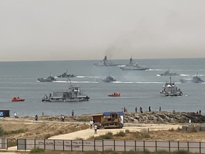 Парад ВМФ В Каспийске