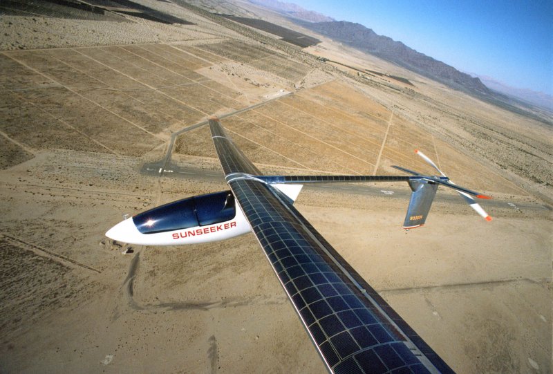 Самолет на солнечных батареях Solar