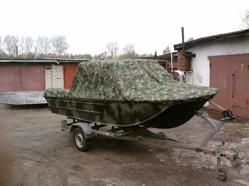 Лодка декоративная деревянная