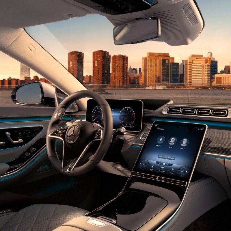 Mercedes Benz s class 2021 салон