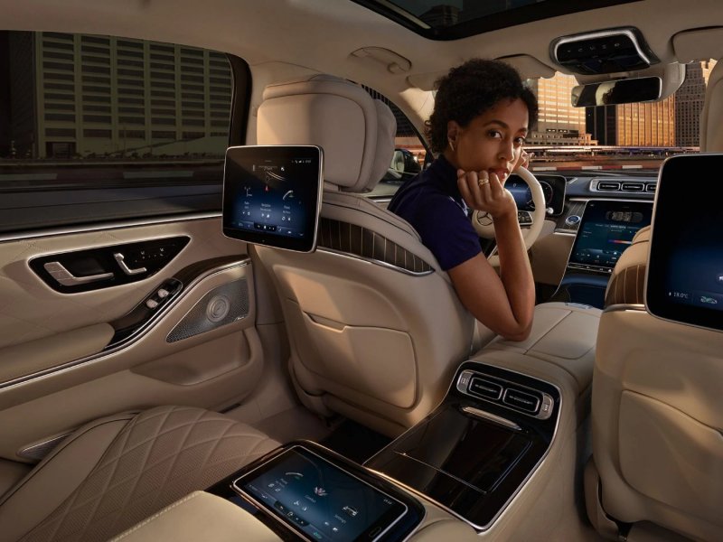 Mercedes Benz s class 2021 салон
