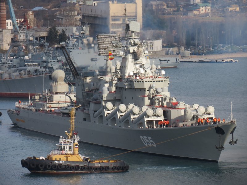 Карта гугл крейсер Маршал Устинов