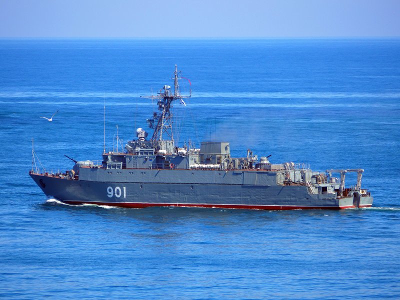 Морской тральщик Железняков