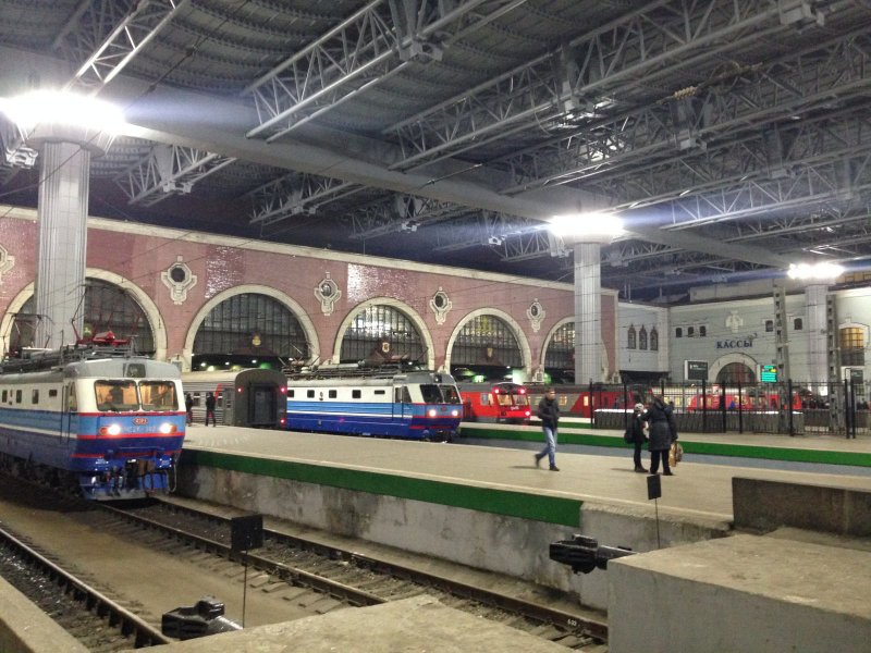 Казанский вокзал Москва перрон