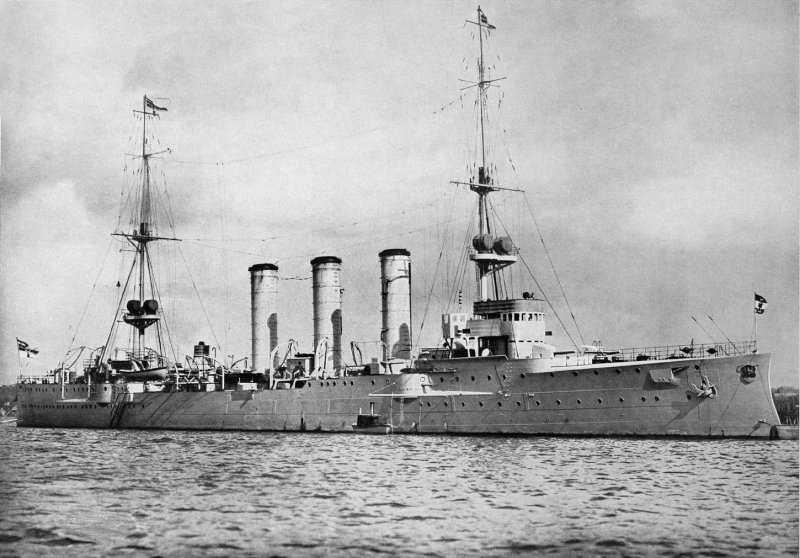 Легкий крейсер Эмден 1908