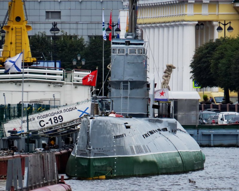 Подлодка с-189 в Санкт-Петербурге
