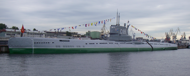 Подводная лодка с-189 в Санкт-Петербурге