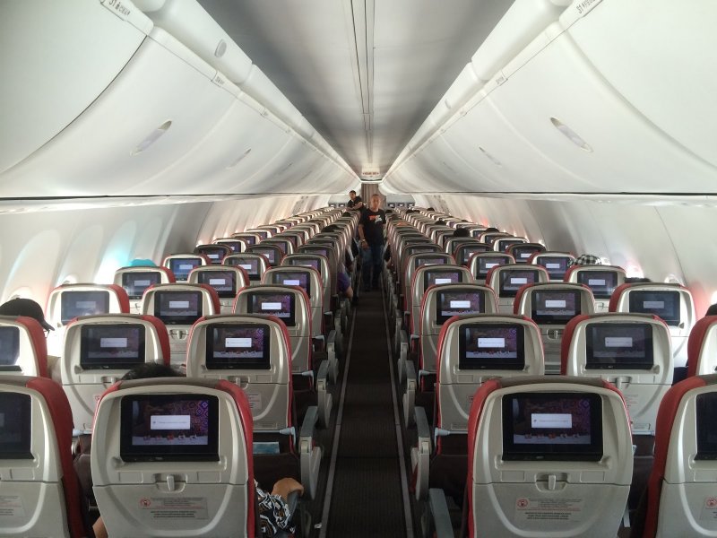 Nordwind Airlines 737-800 салон