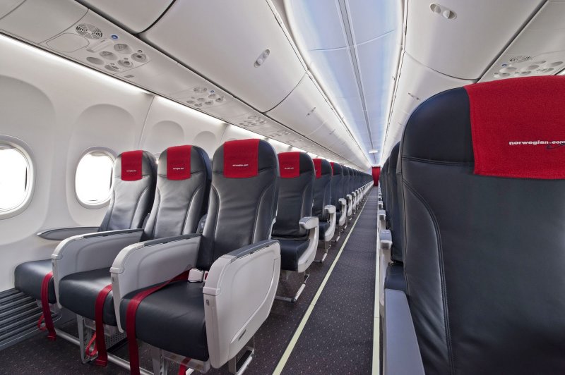 Nordwind Airlines 737-800 салон