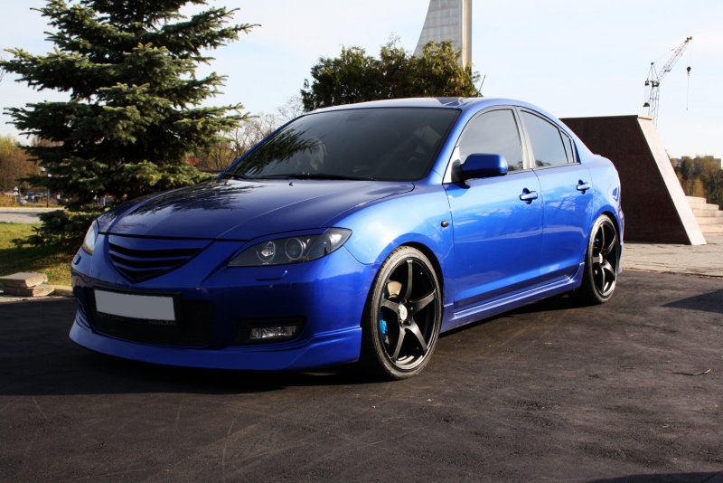 Mazda 3 Blue Curacao
