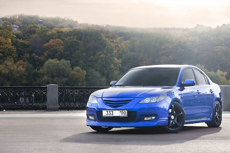 Mazda 3 Blue Curacao