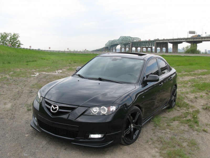 Мазда 3 2008 черная