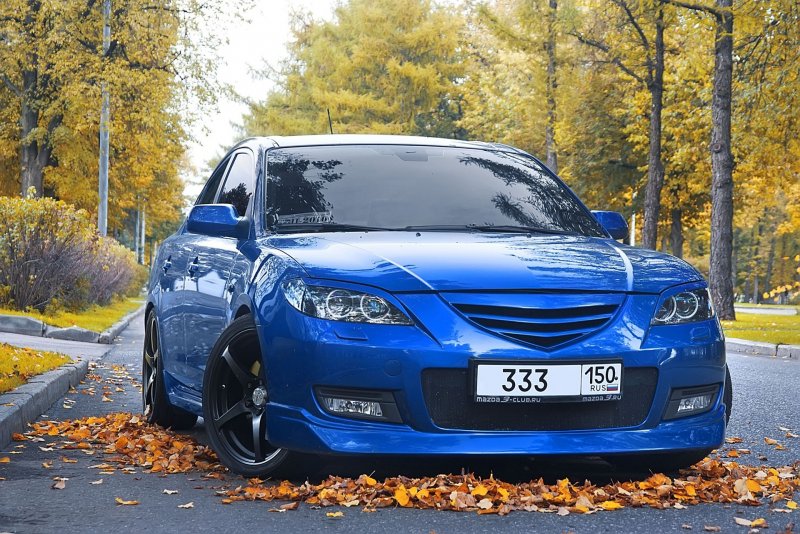 Mazda 3 Blue Curacao