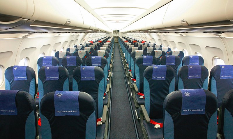 Airbus a319 салон Уральские авиалинии