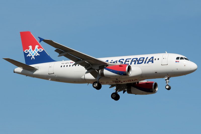 Аэробус а319 Сербия