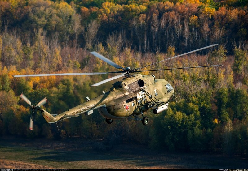Полет на вертолете ми-8