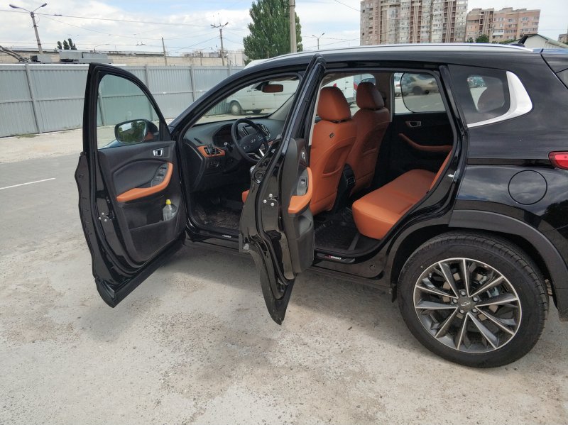 Tiggo 7 Pro Chery черный салон