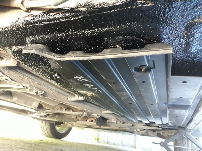 Mazda 6 GH днище задняя часть
