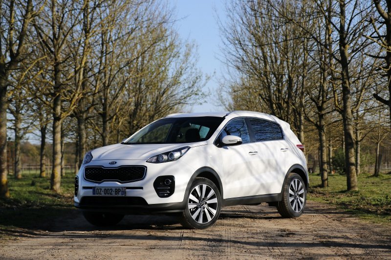 Kia Sportage 2017 белый